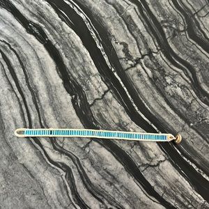 Turquoise beaded bracelet